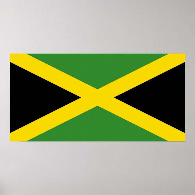 Flagga Jamaica Poster (Framsidan)