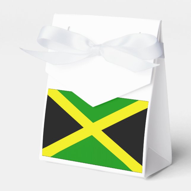 Flagga Jamaica Presentaskar (Framsidan Sidan)