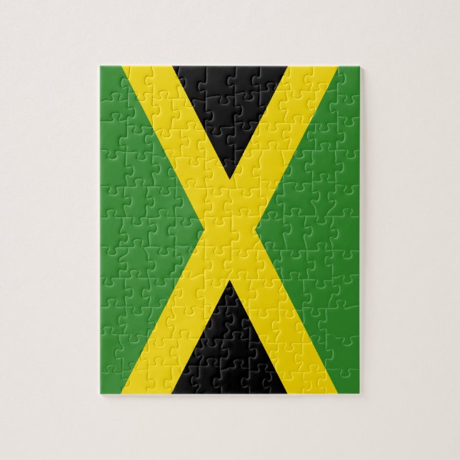 Flagga Jamaica Pussel (Vertikal)