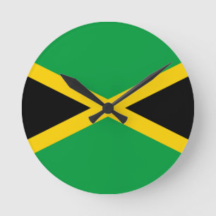 Flagga Jamaica Rund Klocka
