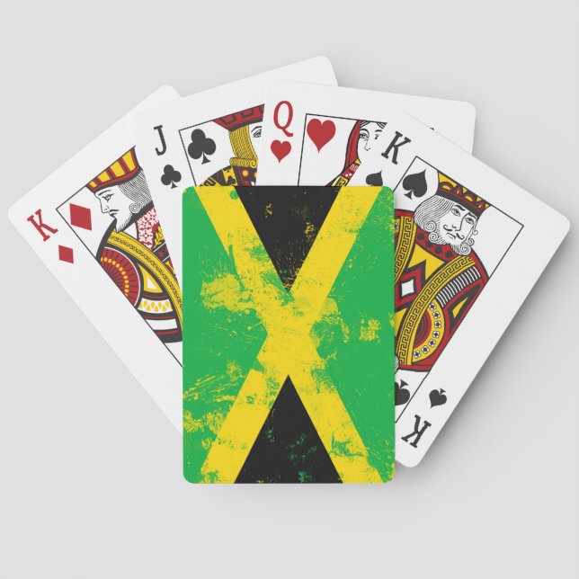 Flagga Jamaica Spelkort (Baksidan)