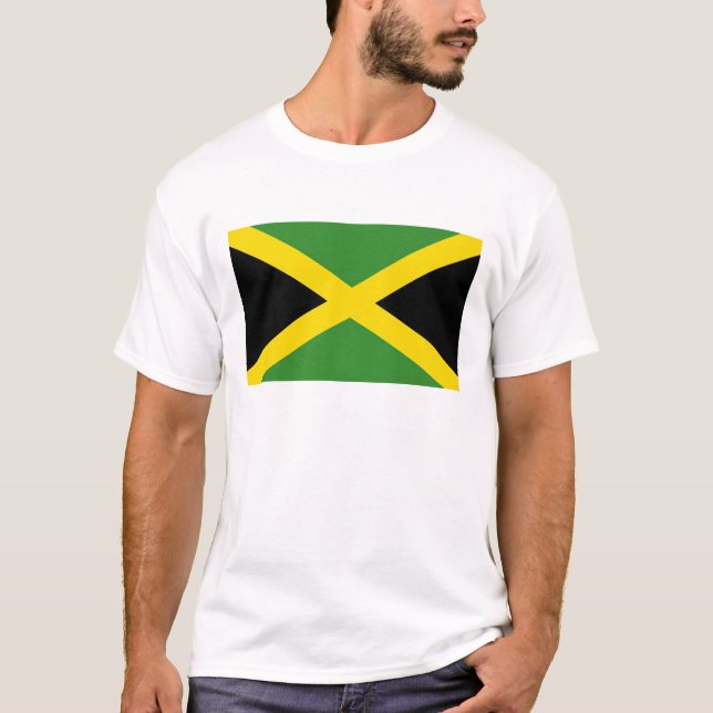 Flagga Jamaica T-shirt (Framsida)