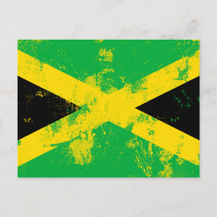 Flagga Jamaica Vykort