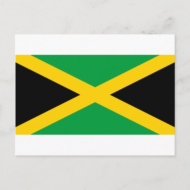 Flagga Jamaica Vykort (Framsida)