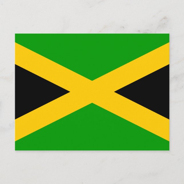 Flagga Jamaica Vykort (Framsida)