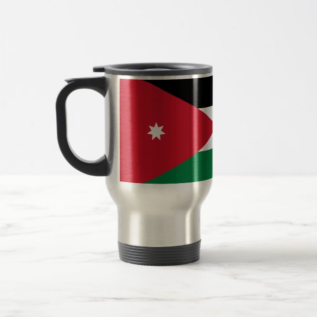 Flagga Jordan Travel/Commuter Mugg (Vänster)