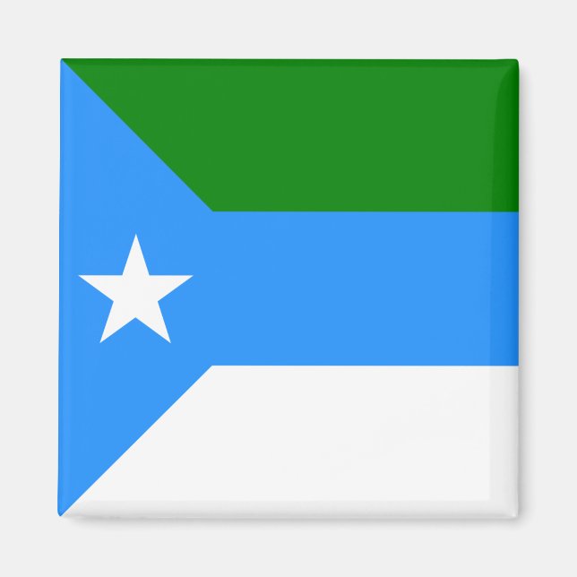 Flagga Jubaland, Somalia Magnet (Framsidan)