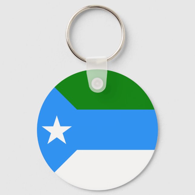Flagga Jubaland, Somalia Nyckelring (Framsida)