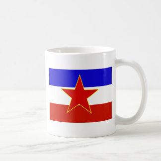 Flagga Jugoslavien Kaffemugg