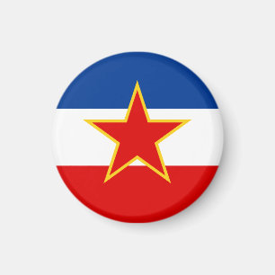 Flagga Jugoslavien Magnet