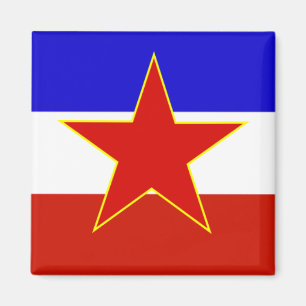 Flagga Jugoslavien Magnet