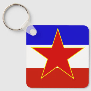 Flagga Jugoslavien Nyckelring