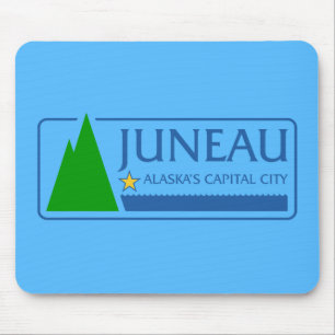 Flagga Juneau, Alaska Mouse Pad Musmatta