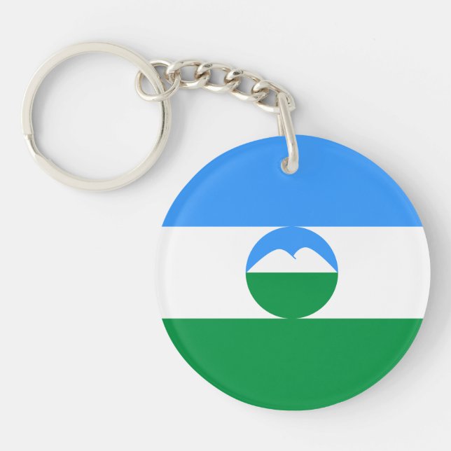 Flagga Kabardino Balkarien (Framsidan)