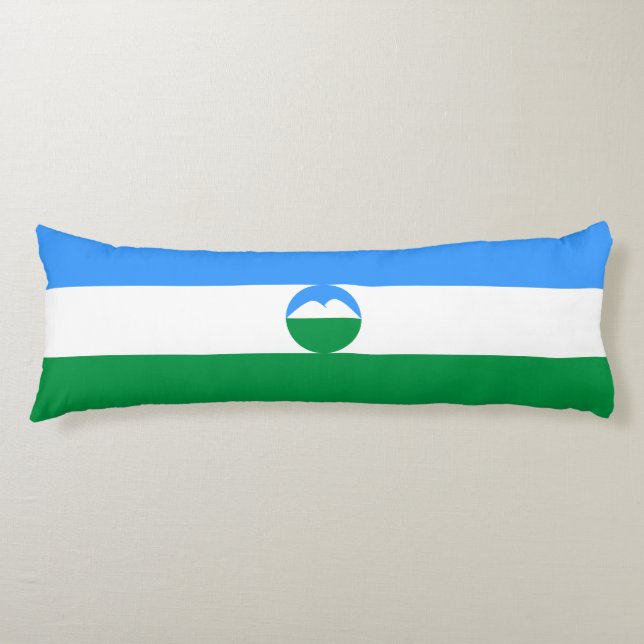 Flagga Kabardino Balkarien Kroppskudde (Framsidan)