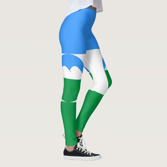 Flagga Kabardino Balkarien Leggings (Höger)