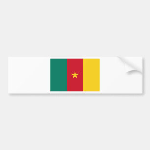 Flagga Kamerun Bildekal