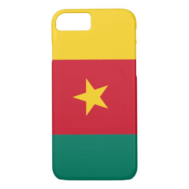 Flagga Kamerun Case-Mate iPhone Skal (Baksida)
