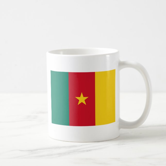 Flagga Kamerun Kaffemugg (Höger)