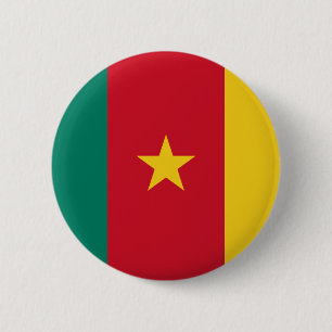 Flagga Kamerun Knapp