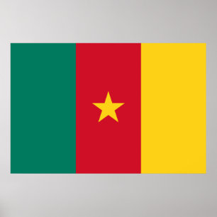 Flagga Kamerun Poster