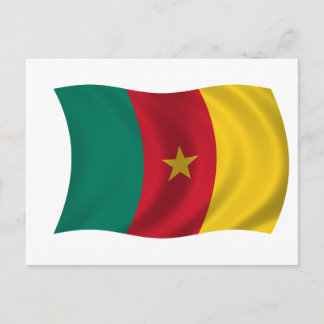 Flagga Kamerun Vykort
