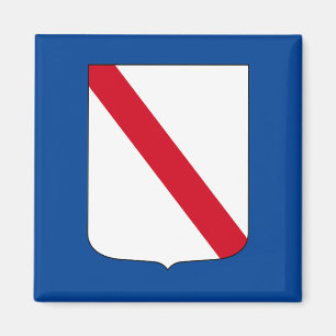 Flagga Kampanien (Italien) Magnet