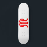 Flagga Kanagawa prefecture, Japan Mini Skateboard Bräda 18,5 Cm<br><div class="desc">Skateboard med en utformning med flagga Kanagawa prefektur i Japan (神 川 県,  Kanagawa-ken),  en vit flagga med röd symbol</div>