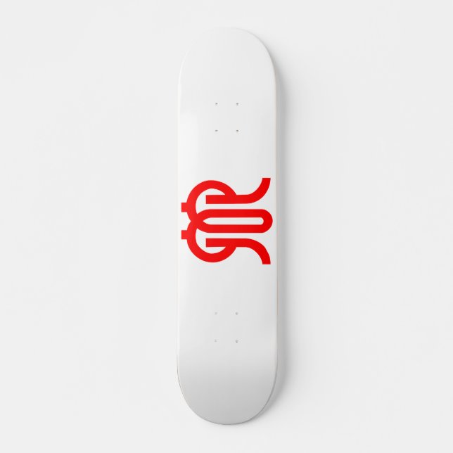 Flagga Kanagawa prefecture, Japan Mini Skateboard Bräda 18,5 Cm (Framsida)