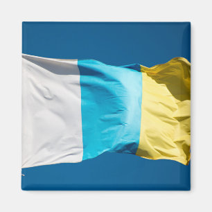Flagga Kanarieöarna Magnet