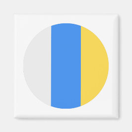 Flagga Kanarieöarna Magnet
