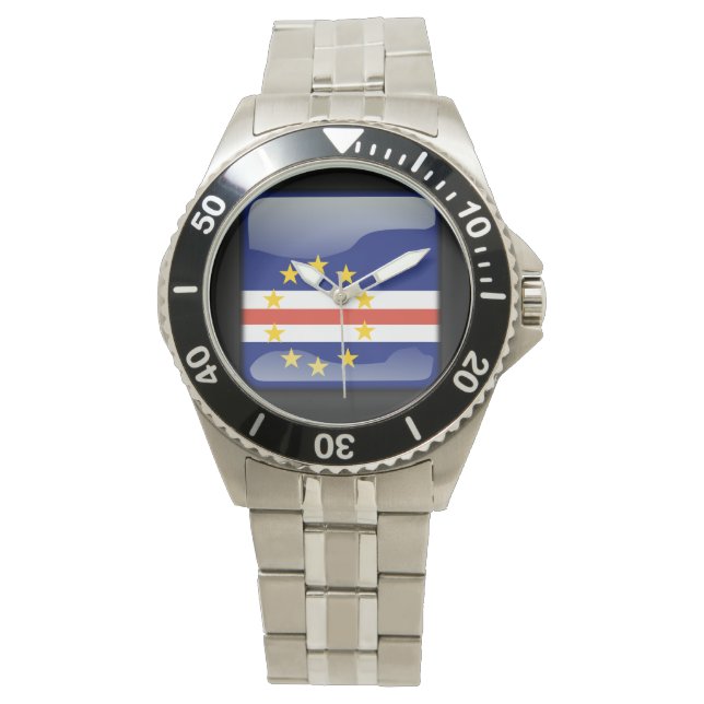 Flagga_Kap_Verde Armbandsur (Framsida)