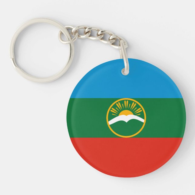 Flagga Karachay-Tjerkessien (Framsidan)