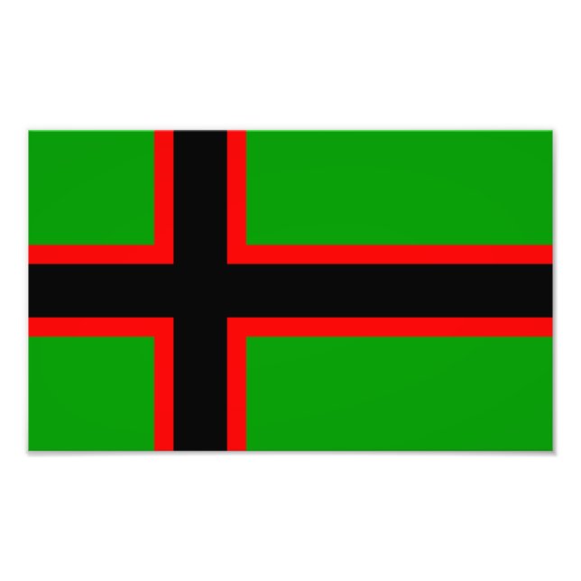 Flagga Karelia Fototryck (Framsidan)