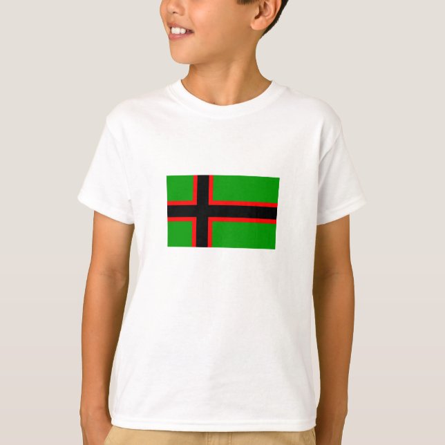 Flagga Karelia T Shirt (Framsida)