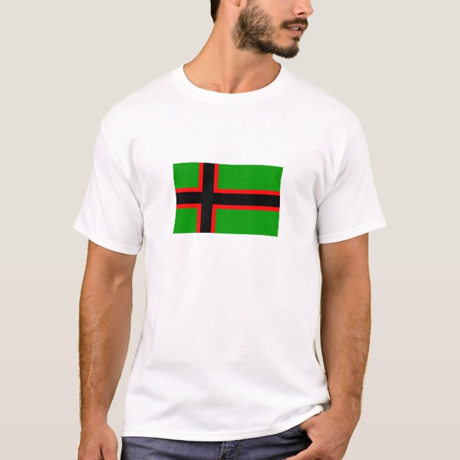 Flagga Karelia T Shirt (Framsida)