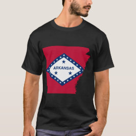 Flagga karta i Arkansas Tröja