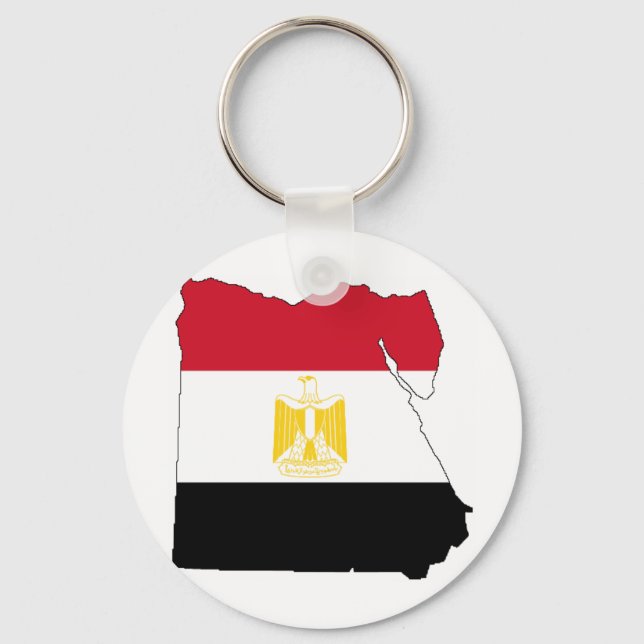 Flagga/Karta i Egyptenen Nyckelring (Framsida)