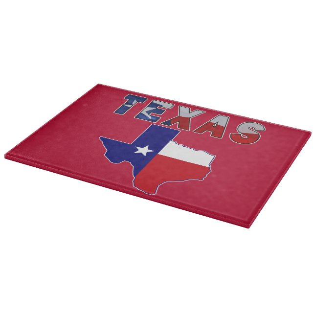 Flagga Karta med Texas (Hörn)