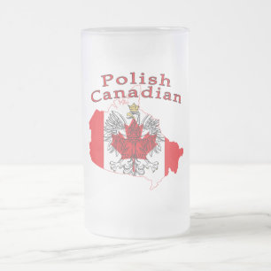 Flagga Karta, Polen Frostat Ölglas