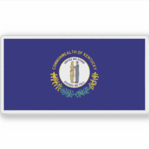 Flagga Kentucky Klistermärken
