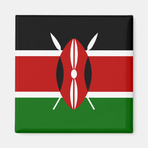 Flagga Kenya-Afrikan Magnet