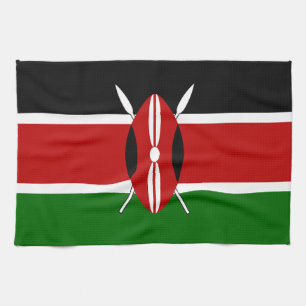 Flagga Kenya Bendera ya Kenya Kökshandduk