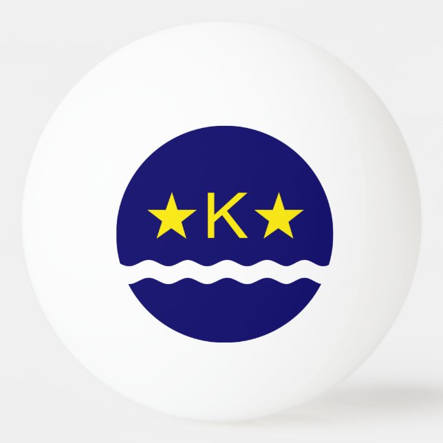Flagga Kinshasa, Kongo Ping Pong Boll (Framsidan)