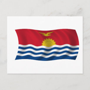 Flagga Kiribati Vykort
