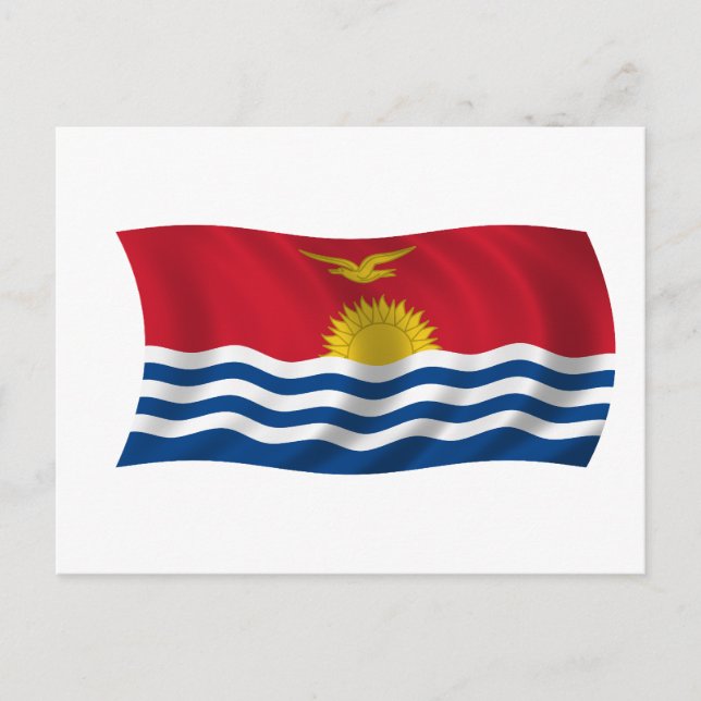Flagga Kiribati Vykort (Framsida)