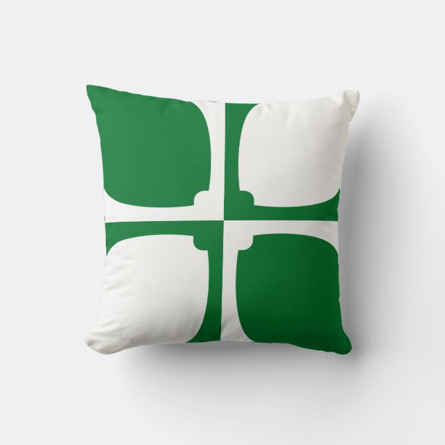Flagga Kirkcudbrightshire Dekorativ kudde (Framsida)