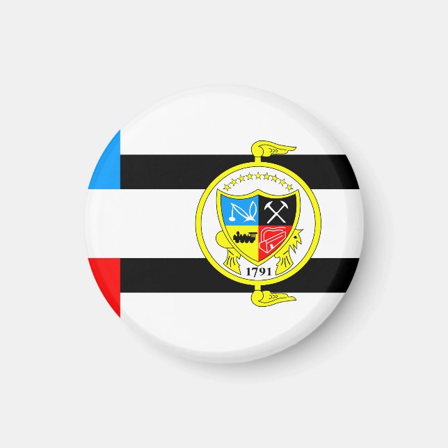 Flagga Knoxville, Tennessee Magnet (Framsidan)