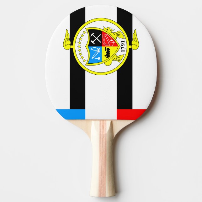 Flagga Knoxville, Tennessee Pingisracket (Framsidan)