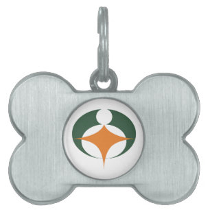 Flagga Koga, Shiga, Japan ID-bricka Husdjur